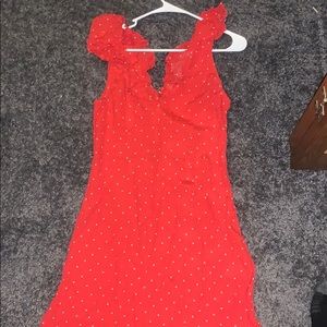 Red dress
